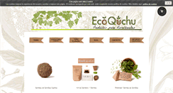 Desktop Screenshot of ecoquchu.com