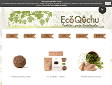 Tablet Screenshot of ecoquchu.com